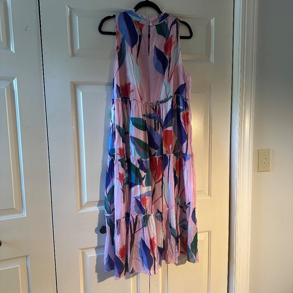 Oliphant Tiered Ruffle Midi Dress - Medium - Picture 3 of 10